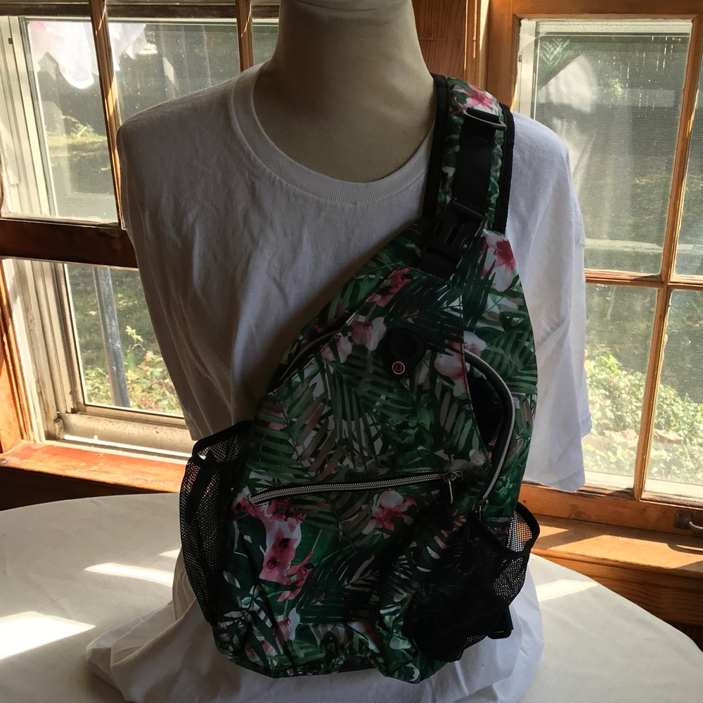 Tropical Floral Sling Bag - Picture 2 of 3